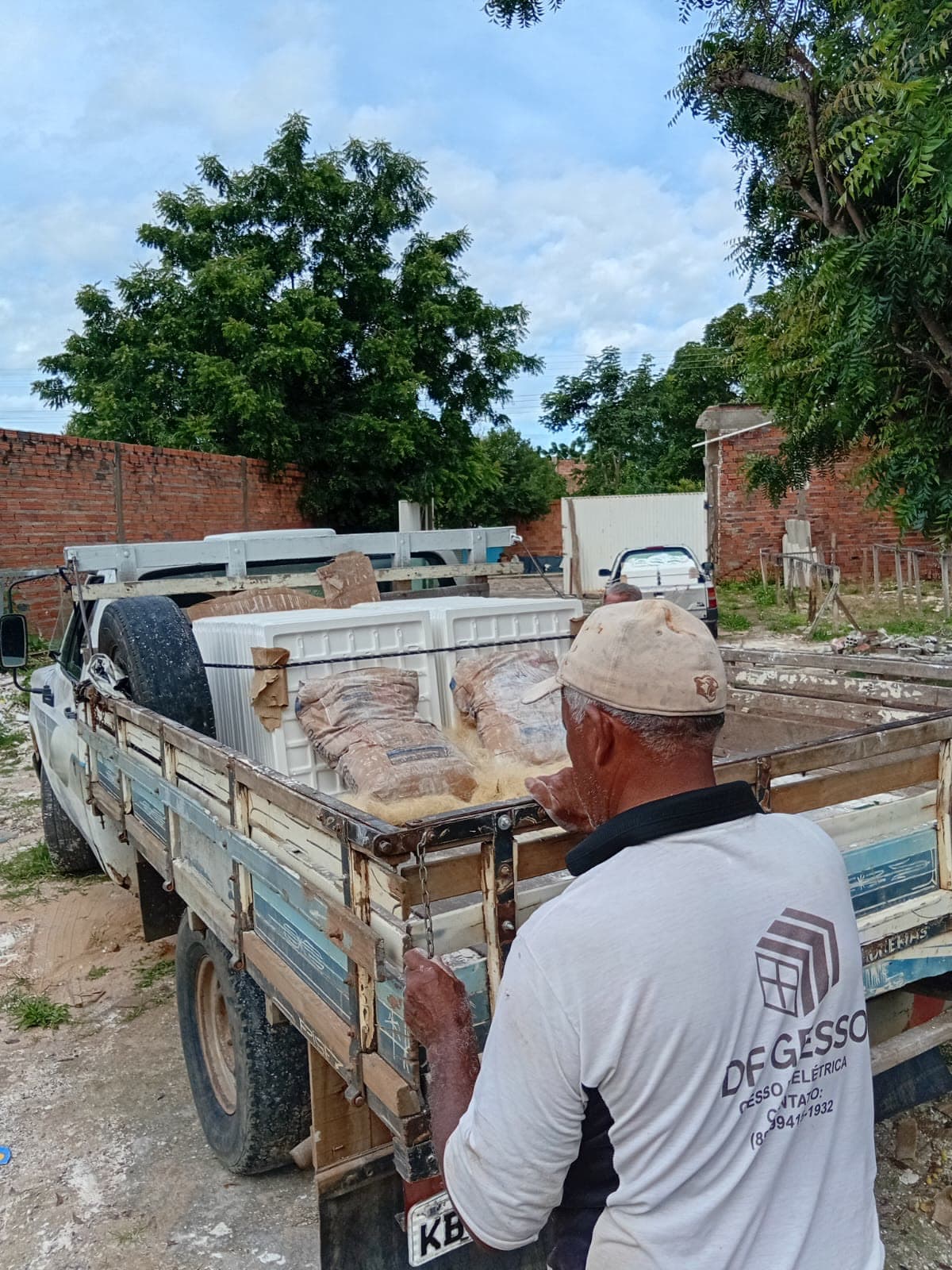 Carregamento para obra